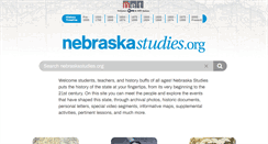 Desktop Screenshot of nebraskastudies.org