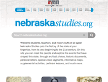 Tablet Screenshot of nebraskastudies.org